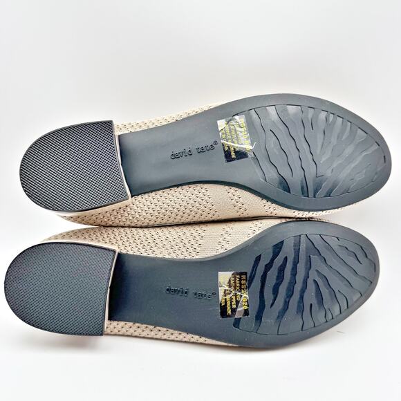 David Tate Womens Ultimate Flats US 11 M Taupe Tan Knit NIB - Picture 12 of 13